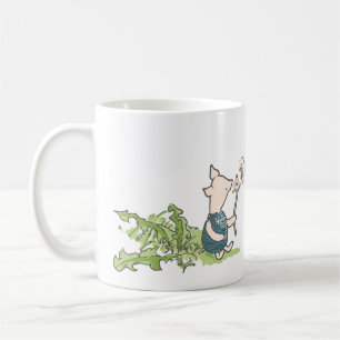 Caneca De Café Winnie The Pooh- Piglet com Dandelion