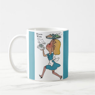 Caneca De Café Winnie Waite, o garçonete ocupado