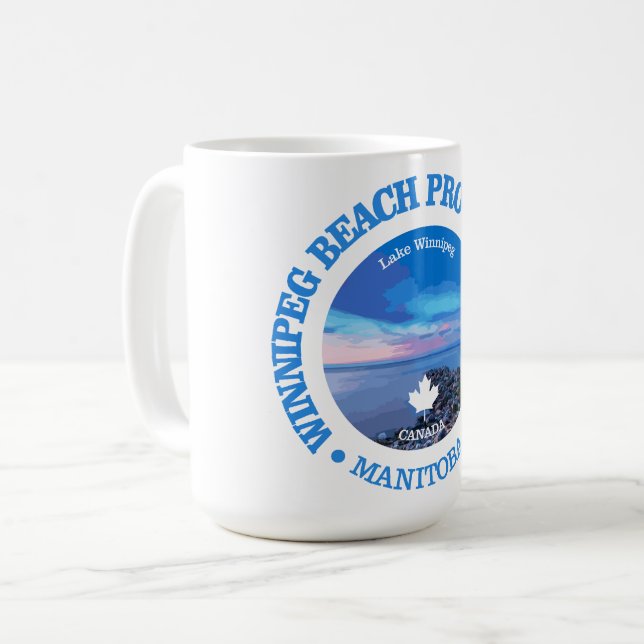 Caneca De Café Winnipeg Beach PP (Frente Esquerda)