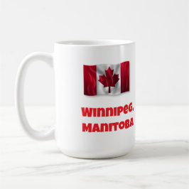 Caneca De Café Winnipeg Feliz Dia do Canadá