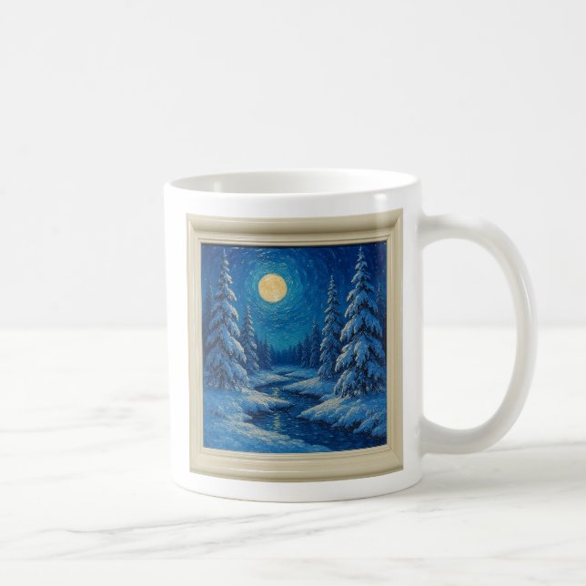 Caneca De Café Winter Moonlight Mug (Direita)