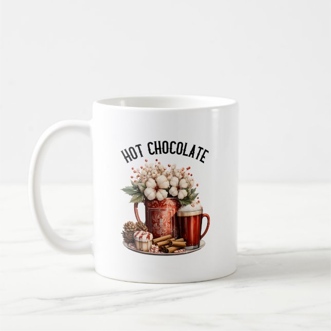 Caneca De Café Winter Season hot chocolate  (Esquerda)