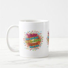 Caneca De Café Winter Shine – Warm & Bright Holidays