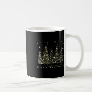Caneca De Café Winter Wonderland Pine Tree Nature Lover Ca
