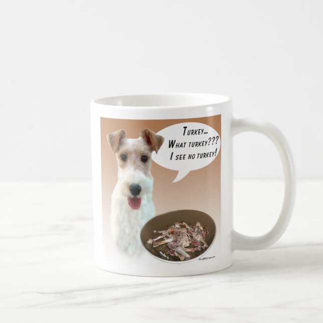 Caneca De Café Wire Fox Terrier Turquia (Direita)