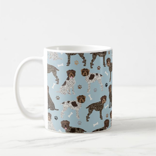 Caneca De Café Wirehaired Pointing Griffon (Esquerda)