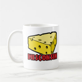Caneca De Café Wisconsin Cheese Wedge White 11 oz Classic Mug