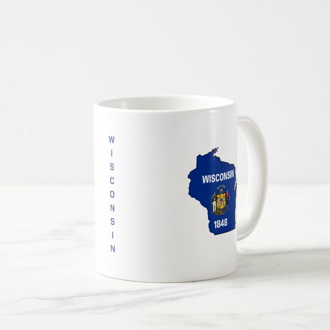 Caneca De Café Wisconsin Mug (Frente Esquerda)