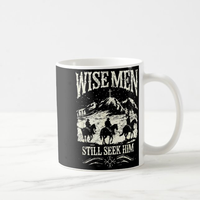 Caneca De Café Wise Men Still Seek Him Christian Christmas Jesus  (Direita)