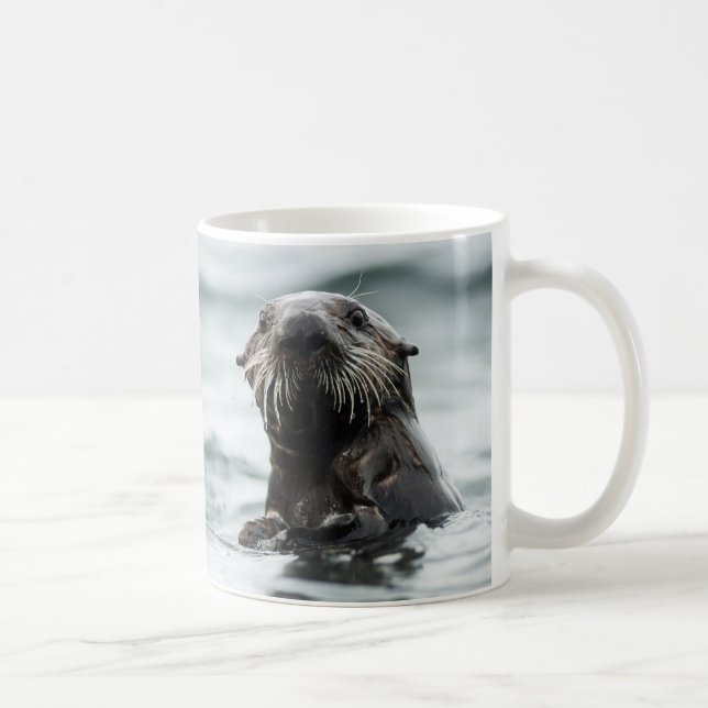 Caneca De Café Wise Otter (Direita)
