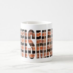 Caneca De Café Wismar com sobreposição de tijolo local