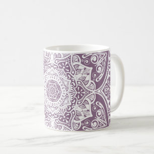 Caneca De Café Wisteria Mandala
