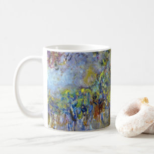 Caneca De Café Wisteria (metade direita) por Claude Monet
