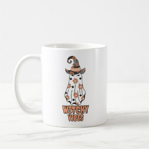 Caneca De Café "Witchy Vibes" - Anã das Bruxas - Laranja