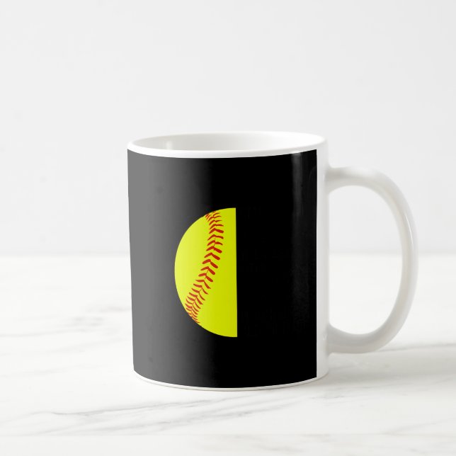 Caneca De Café With Jesus In Her Heart And A Softball She Is Unst (Direita)