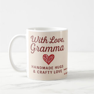 Caneca De Café With Love, Gramma Mug