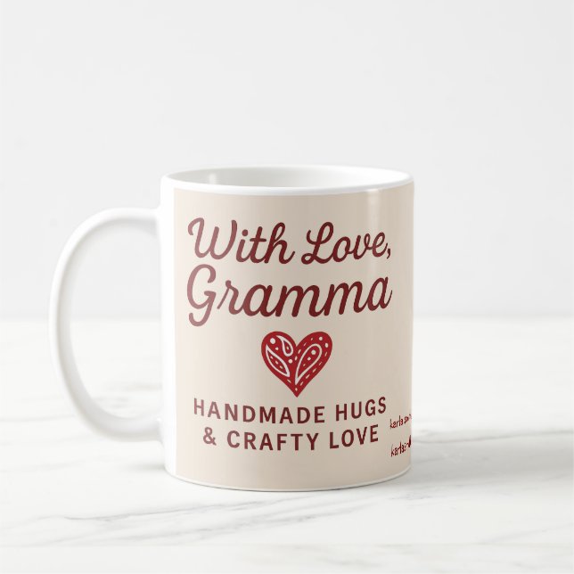 Caneca De Café With Love, Gramma Mug (Esquerda)