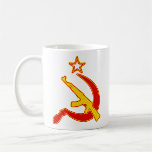 Caneca De Café *with Star* de AK-47 & de foice