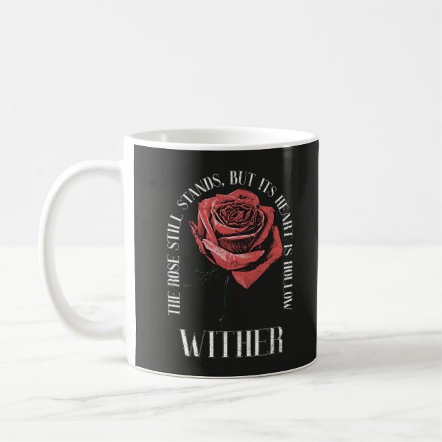 Caneca De Café Wither - Design de Streetwear gótica (Esquerda)