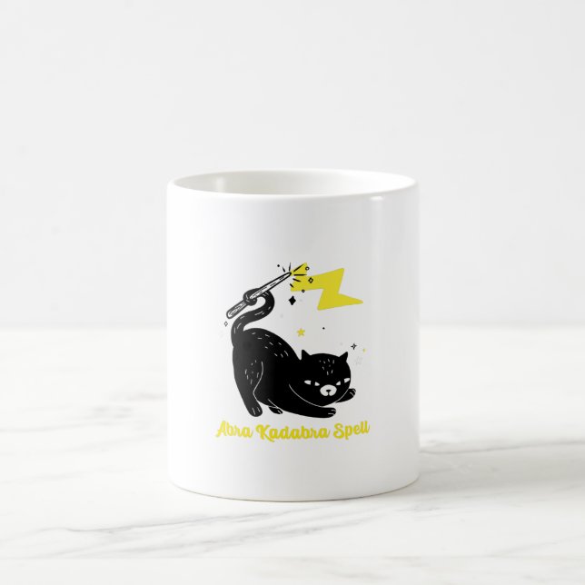 Caneca De Café Wizard black cat - Abra Kadabra Spell (Centro)