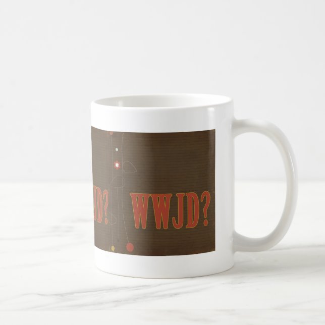 Caneca De Café WJD texto confiável (Direita)