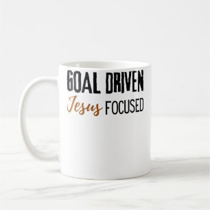 Caneca De Café Wo Alvo Dirigido Jesus Focado Motivacional Cristã