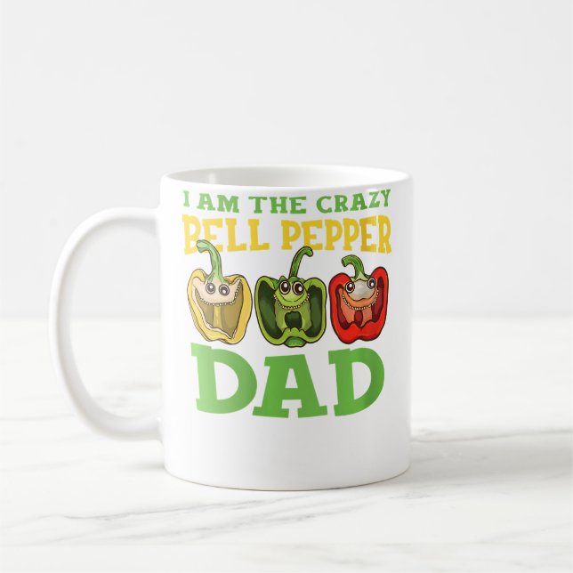 Caneca De Café Wo EU Sou O Pai Louco Do Pimentão Funil Gardener G (Esquerda)