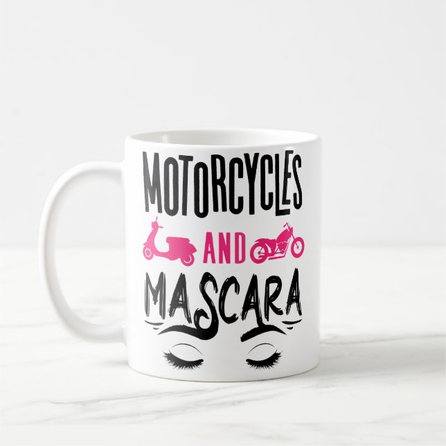 Caneca De Café Wo Funny Motorcycle Lover Motorbike (Esquerda)