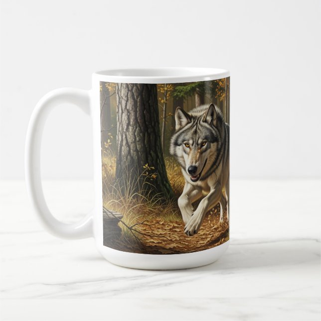 Caneca De Café Wolf Classic Mug style 1 (Esquerda)