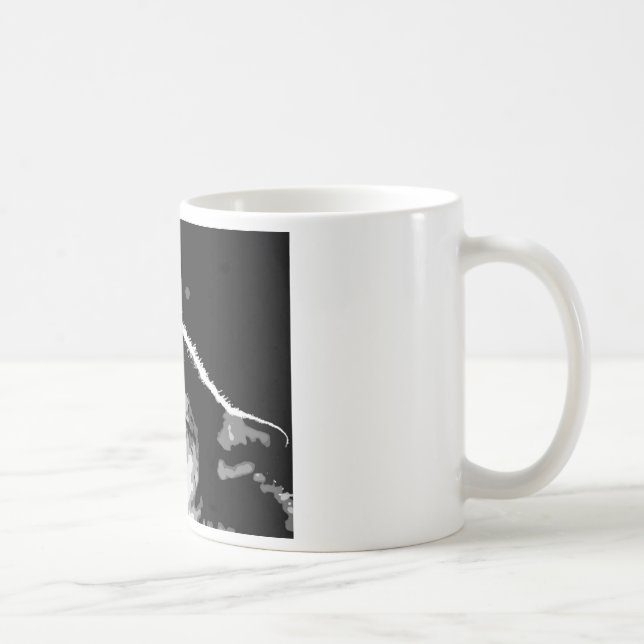 Caneca De Café Wolf Howling (Direita)