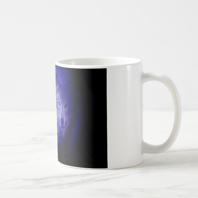 Caneca De Café Wolf & Moon (Direita)