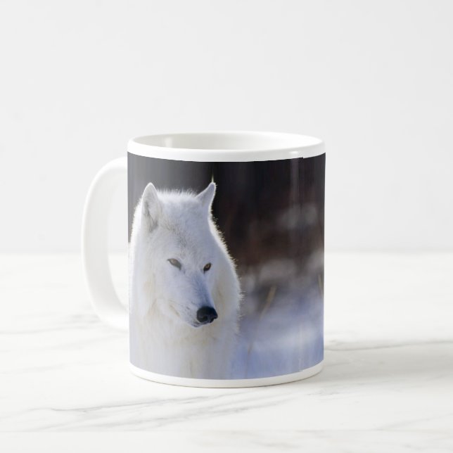 Caneca De Café Wolf Mug Ártico (Frente Esquerda)