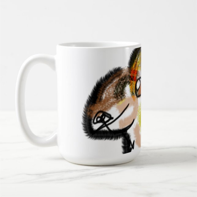 Caneca De Café Wolf outono (Esquerda)