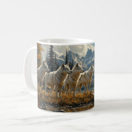 Caneca De Café Wolf Pack pelo lago