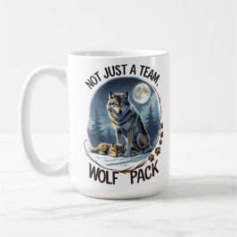 Caneca De Café Wolf Pack - Unidos pela Nature