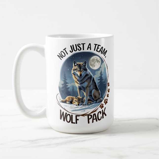 Caneca De Café Wolf Pack - Unidos pela Nature (Esquerda)