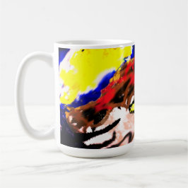 Caneca De Café Wolf star Yellows