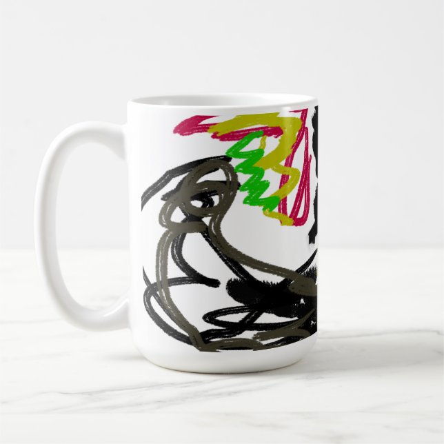 Caneca De Café Wolf Tattoo Autumn (Esquerda)