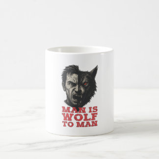 Caneca De Café Wolf to Man