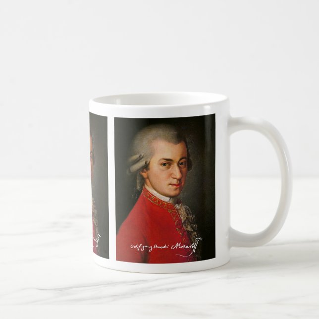 Caneca De Café Wolfgang amadeus mozart (Direita)