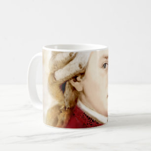 Caneca De Café Wolfgang Amadeus Mozart na aguarela estilo