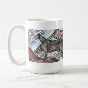 Caneca De Café Wolfhound Irlandês Patriótico
