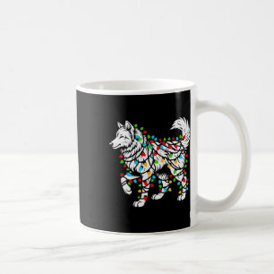 Caneca De Café Wolfs Tree Christmas Sweater Xmas Pet Animal Wolf