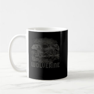 Caneca De Café Wolverine Art Wild Animal Skunk Bear Mammal Habita