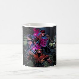 Caneca De Café Wolverine, Psylocke, and Gambit - Epic X-Men Art