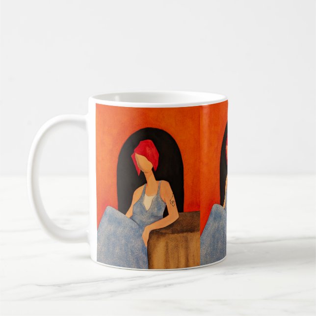 Caneca De Café "Woman (87)" (Esquerda)