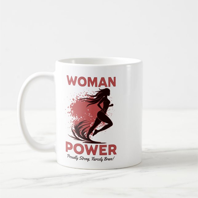 Caneca De Café Woman Power Inspirational Mug (Esquerda)