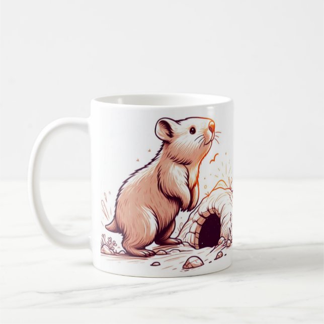 Caneca De Café Wombat Wonderland Mug (Esquerda)