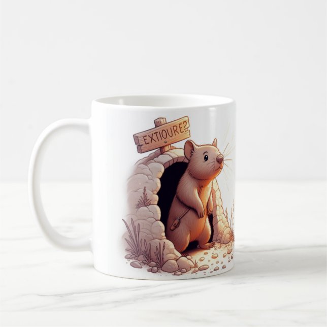 Caneca De Café Wombat Wonderland Mug (Esquerda)