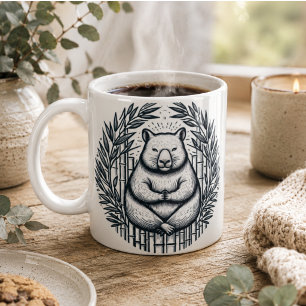 Caneca De Café Wombat Wonderland Mug